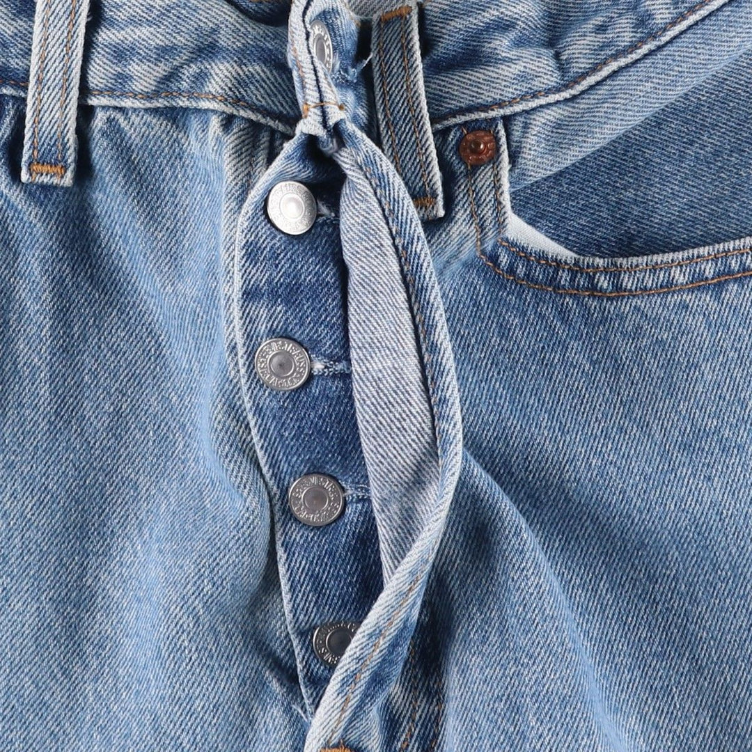 90'S Levi's 501-0193 Straight Denim Pants Made in USA Men's W31 Vintage cotton blue type Vintage Second Hand