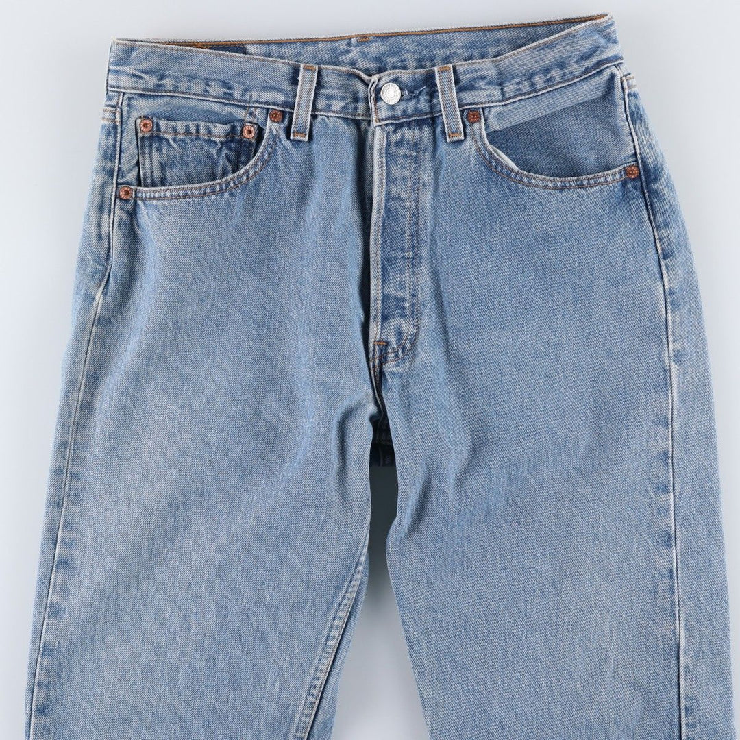 90'S Levi's 501-0193 Straight Denim Pants Made in USA Men's W31 Vintage cotton blue type Vintage Second Hand