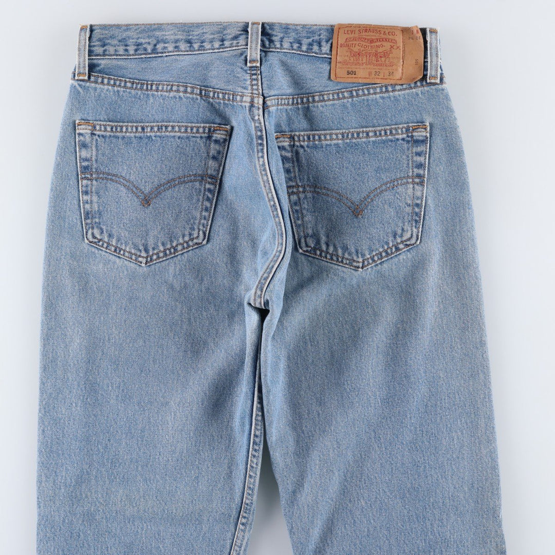 90'S Levi's 501-0193 Straight Denim Pants Made in USA Men's W31 Vintage cotton blue type Vintage Second Hand