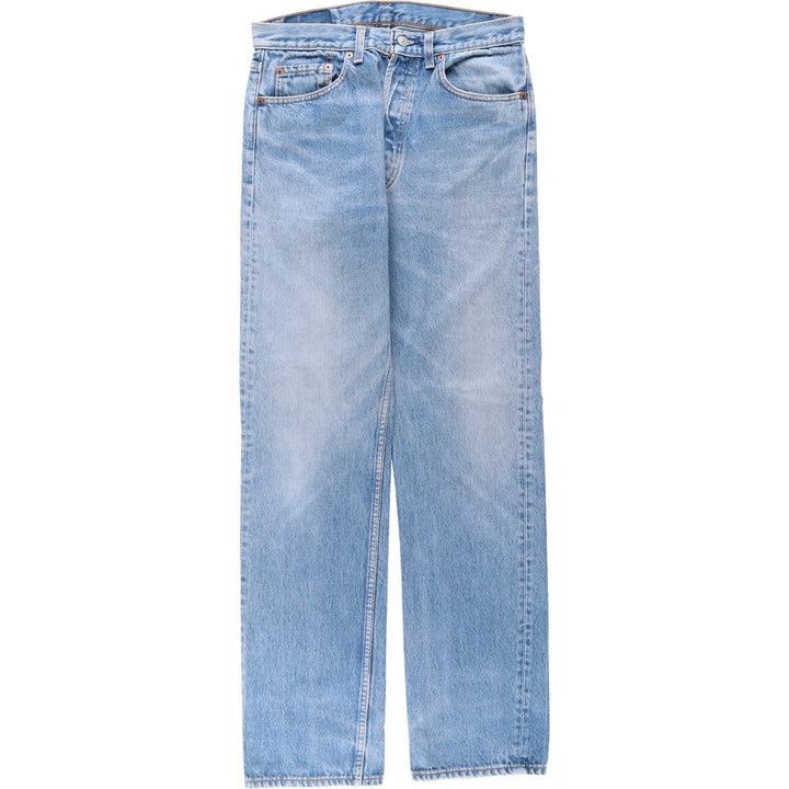 Levi's 501-0115 Straight Denim Pants, Made in USA, Men's Size W31 (approx.), Vintage cotton blue type Vintage Second Hand