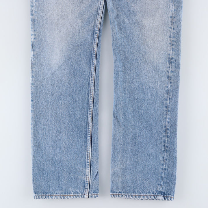 Levi's 501-0115 Straight Denim Pants, Made in USA, Men's Size W31 (approx.), Vintage cotton blue type Vintage Second Hand