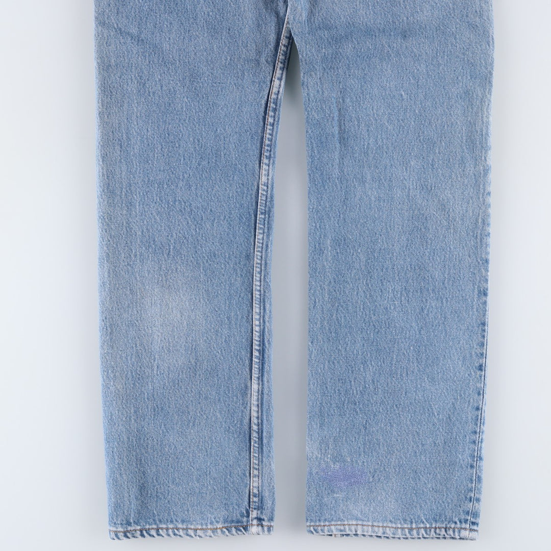 Levi's 501-0115 Straight Denim Pants, Made in USA, Men's Size W31 (approx.), Vintage cotton blue type Vintage Second Hand