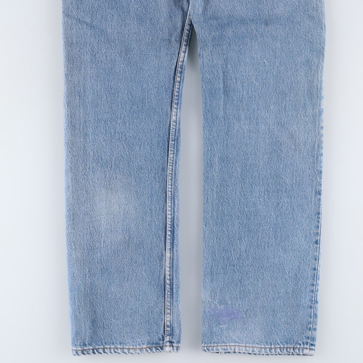 Levi's 501-0115 Straight Denim Pants, Made in USA, Men's Size W31 (approx.), Vintage cotton blue type Vintage Second Hand
