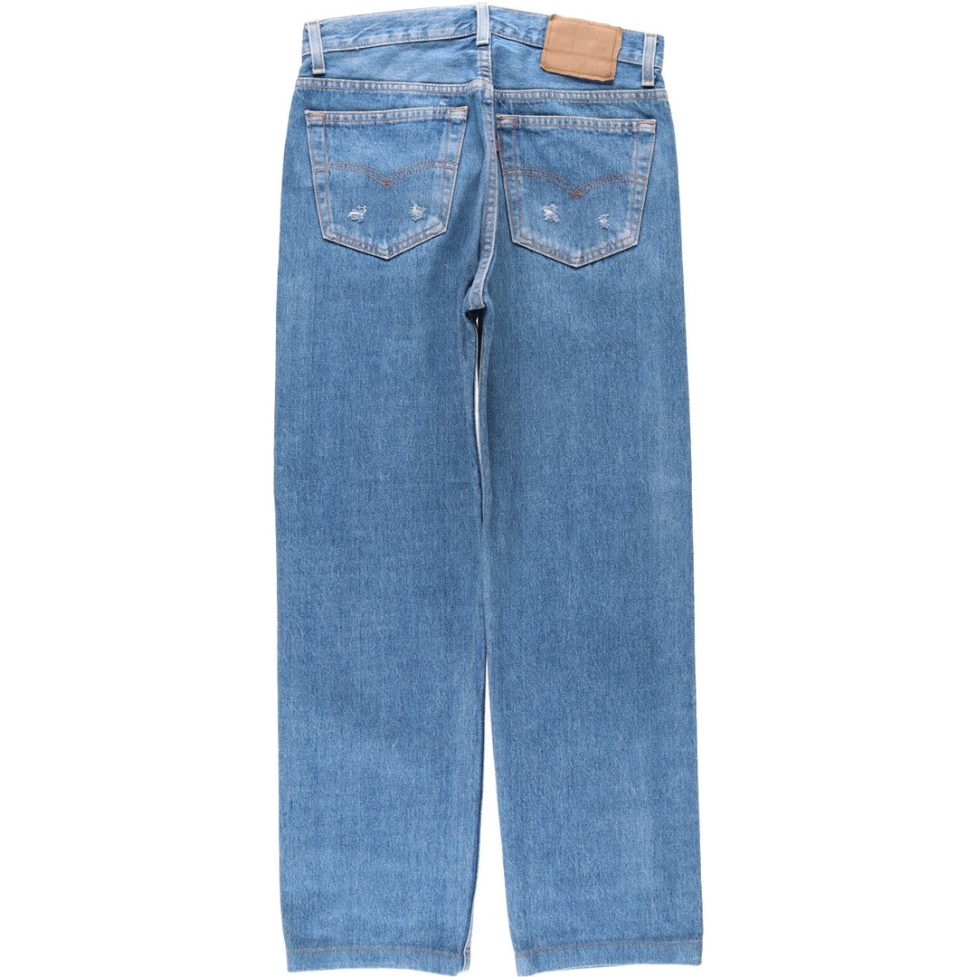 1990'S Levi's 501-5900 Straight Denim Pants, Made in USA, Men's Size W30 (approx.), Vintage cotton blue type Vintage Second Hand