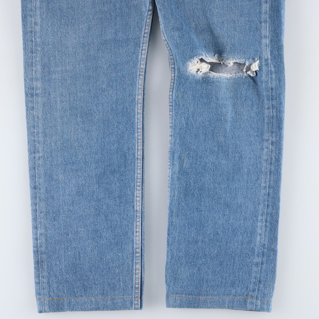 1990'S Levi's 501-5900 Straight Denim Pants, Made in USA, Men's Size W30 (approx.), Vintage cotton blue type Vintage Second Hand