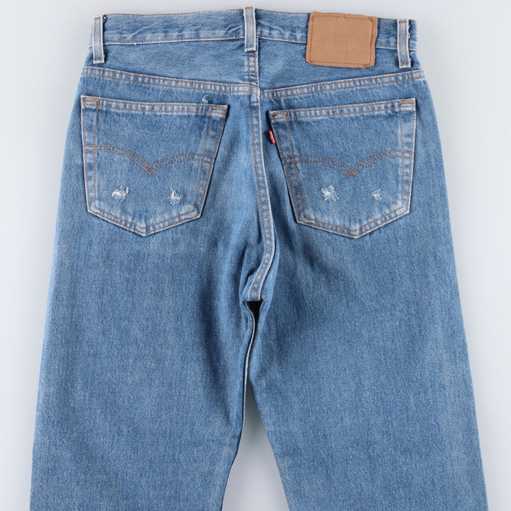 1990'S Levi's 501-5900 Straight Denim Pants, Made in USA, Men's Size W30 (approx.), Vintage cotton blue type Vintage Second Hand