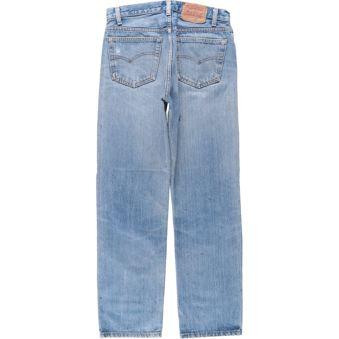 1980'S Levi's 501 Straight Denim Pants, Men's Size W30 (approx.), Vintage cotton blue type Vintage Second Hand