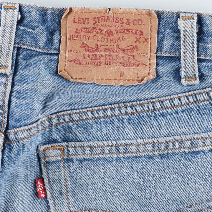 1980'S Levi's 501 Straight Denim Pants, Men's Size W30 (approx.), Vintage cotton blue type Vintage Second Hand