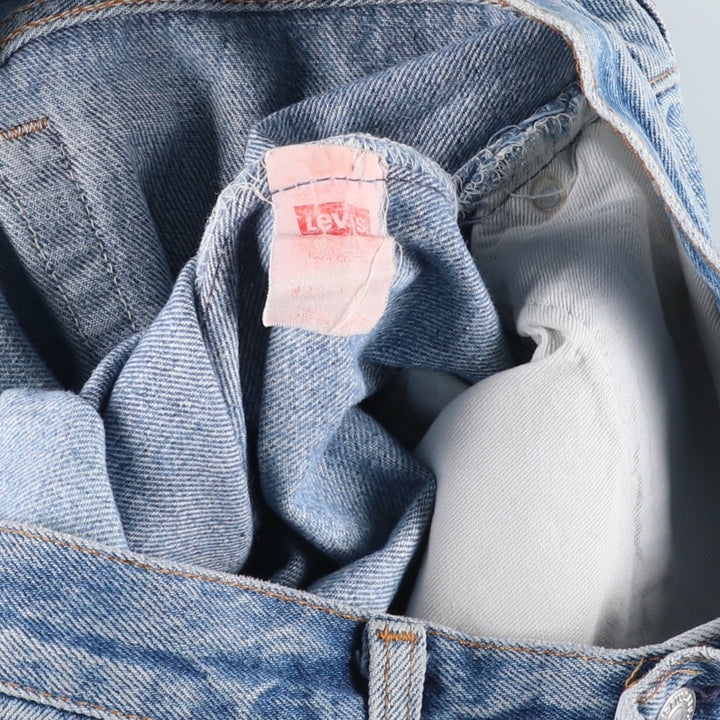 1980'S Levi's 501 Straight Denim Pants, Men's Size W30 (approx.), Vintage cotton blue type Vintage Second Hand