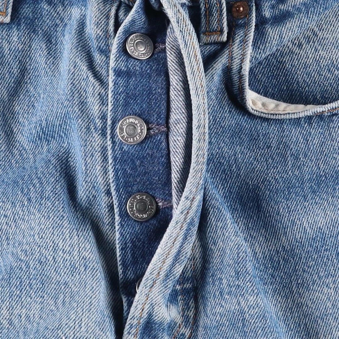 1980'S Levi's 501 Straight Denim Pants, Men's Size W30 (approx.), Vintage cotton blue type Vintage Second Hand