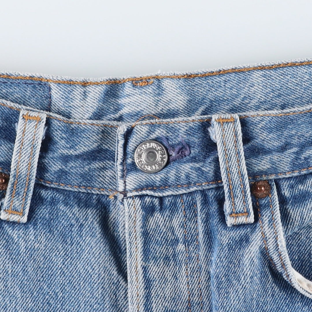 1980'S Levi's 501 Straight Denim Pants, Men's Size W30 (approx.), Vintage cotton blue type Vintage Second Hand