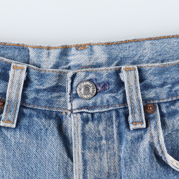 1980'S Levi's 501 Straight Denim Pants, Men's Size W30 (approx.), Vintage cotton blue type Vintage Second Hand