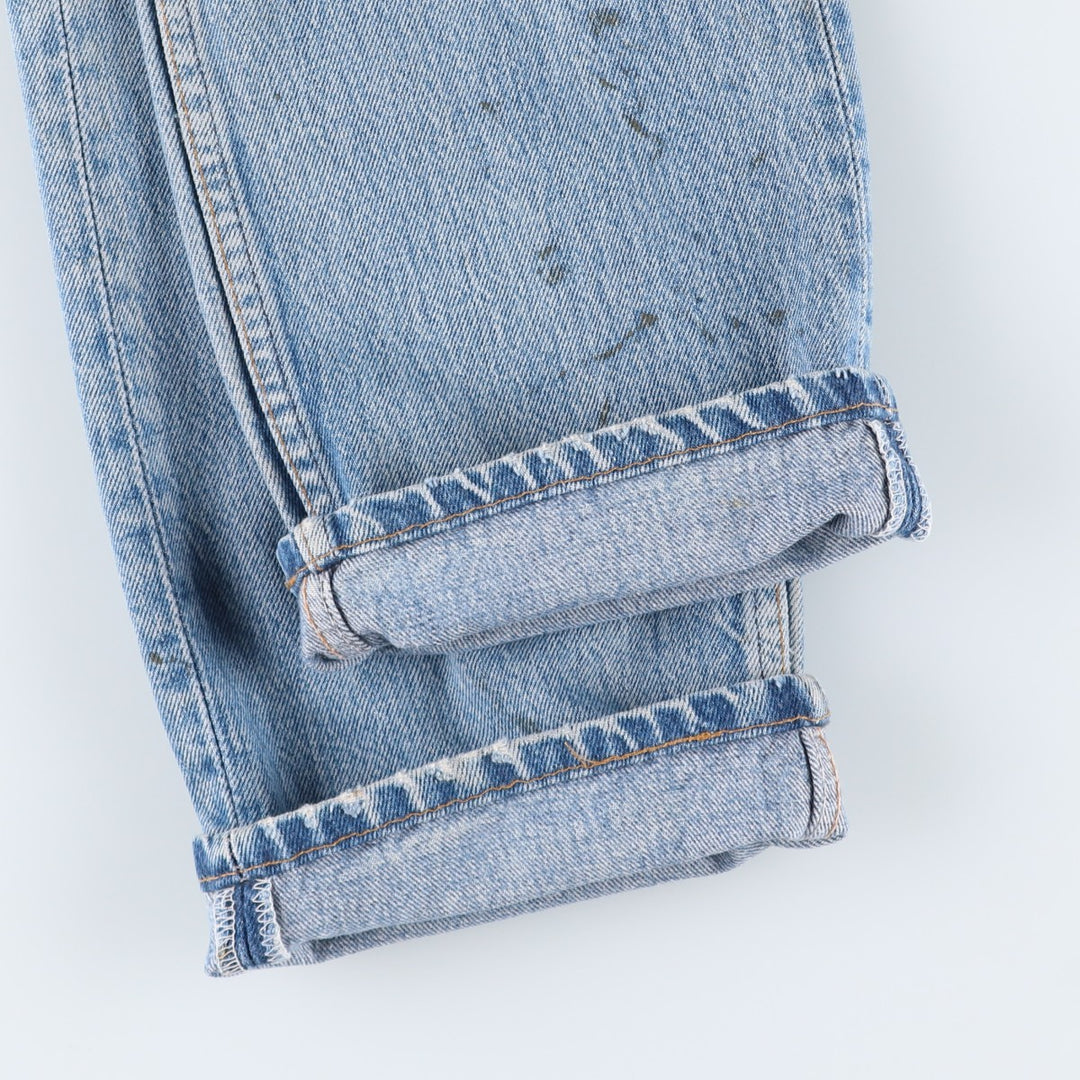 1980'S Levi's 501 Straight Denim Pants, Men's Size W30 (approx.), Vintage cotton blue type Vintage Second Hand