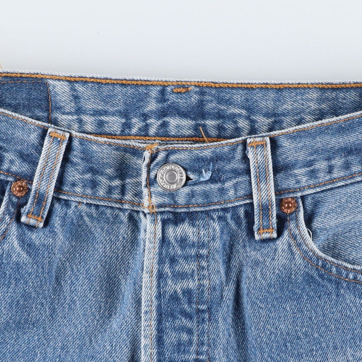 90'S Levi's 501-0000 Straight Denim Pants Made in USA Men's W30 Vintage cotton blue type Vintage Second Hand