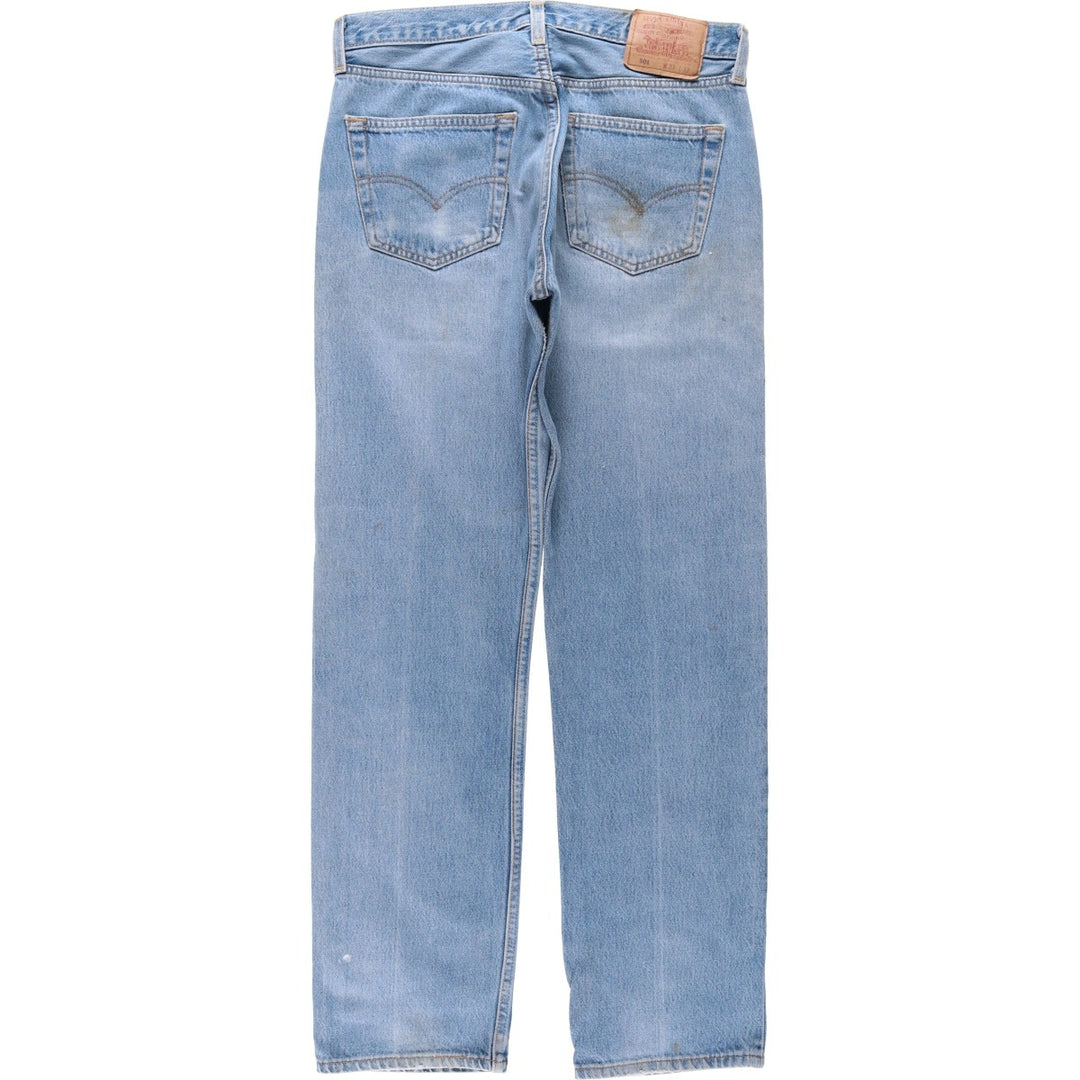 1990'S Levi's 501-0118 Straight Denim Pants, Made in USA, Men's Size W33 (approx.), Vintage cotton blue type Vintage Second Hand