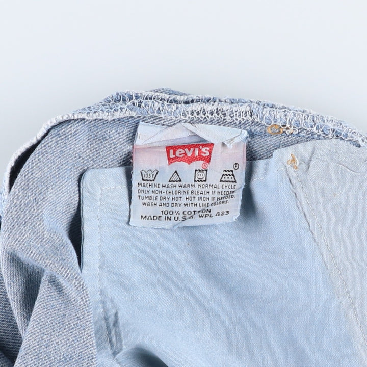 1990'S Levi's 501-0118 Straight Denim Pants, Made in USA, Men's Size W33 (approx.), Vintage cotton blue type Vintage Second Hand