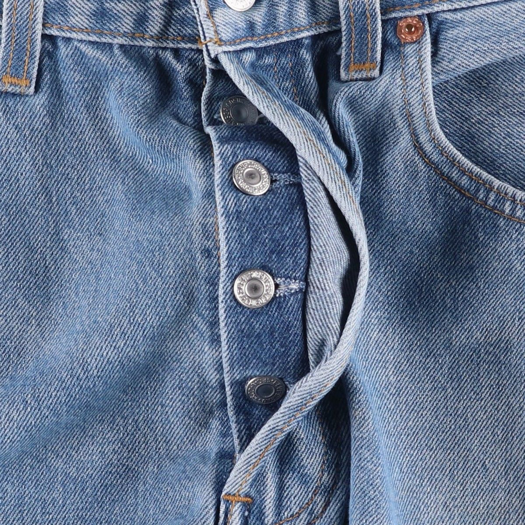 1990'S Levi's 501-0118 Straight Denim Pants, Made in USA, Men's Size W33 (approx.), Vintage cotton blue type Vintage Second Hand