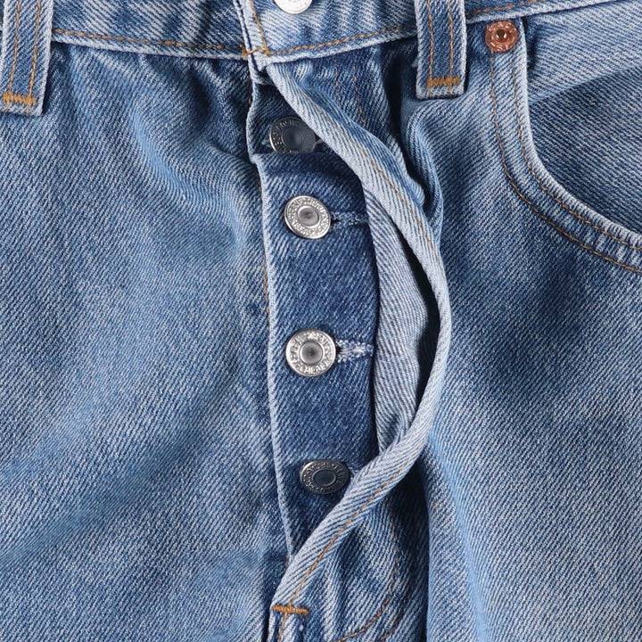 1990'S Levi's 501-0118 Straight Denim Pants, Made in USA, Men's Size W33 (approx.), Vintage cotton blue type Vintage Second Hand