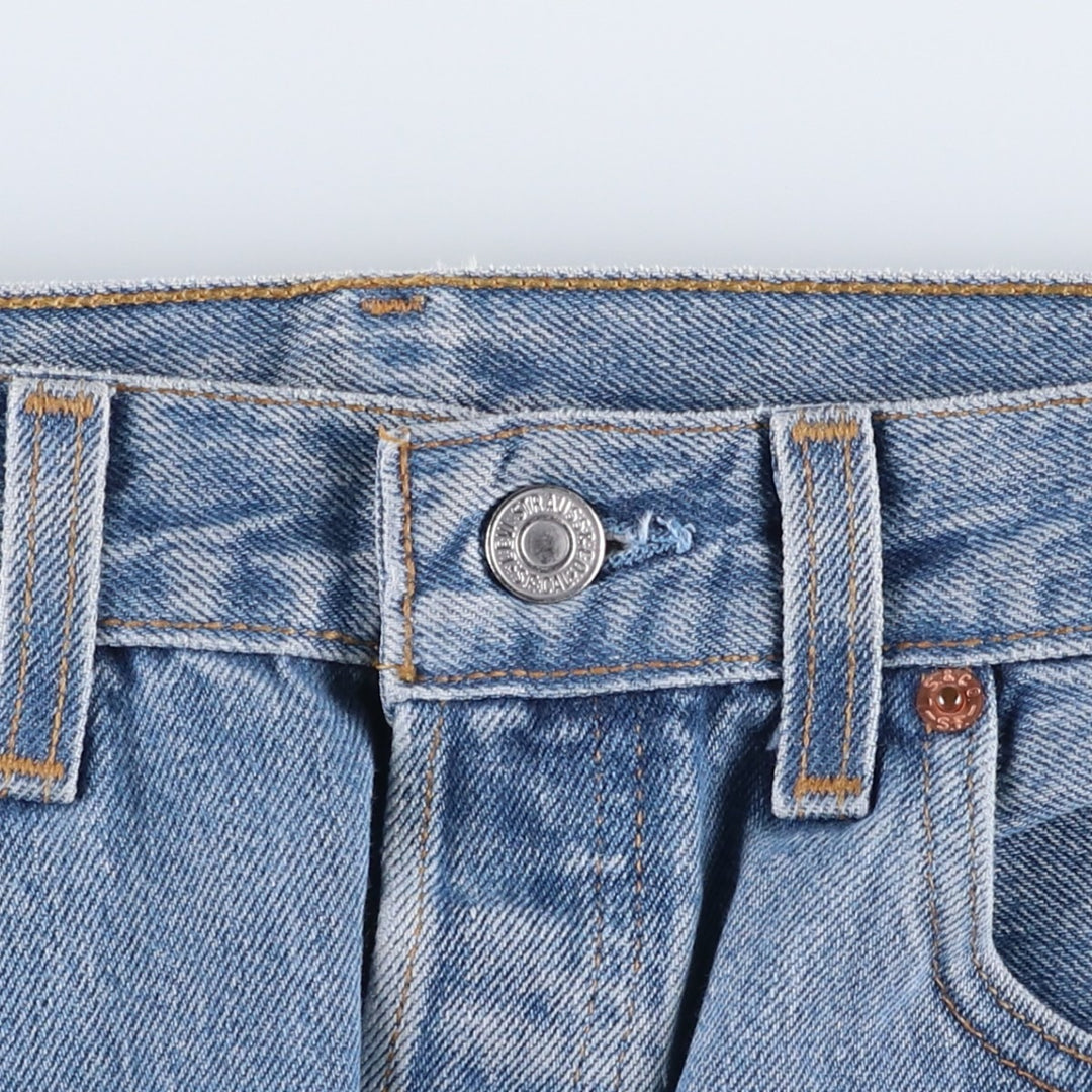 1990'S Levi's 501-0118 Straight Denim Pants, Made in USA, Men's Size W33 (approx.), Vintage cotton blue type Vintage Second Hand