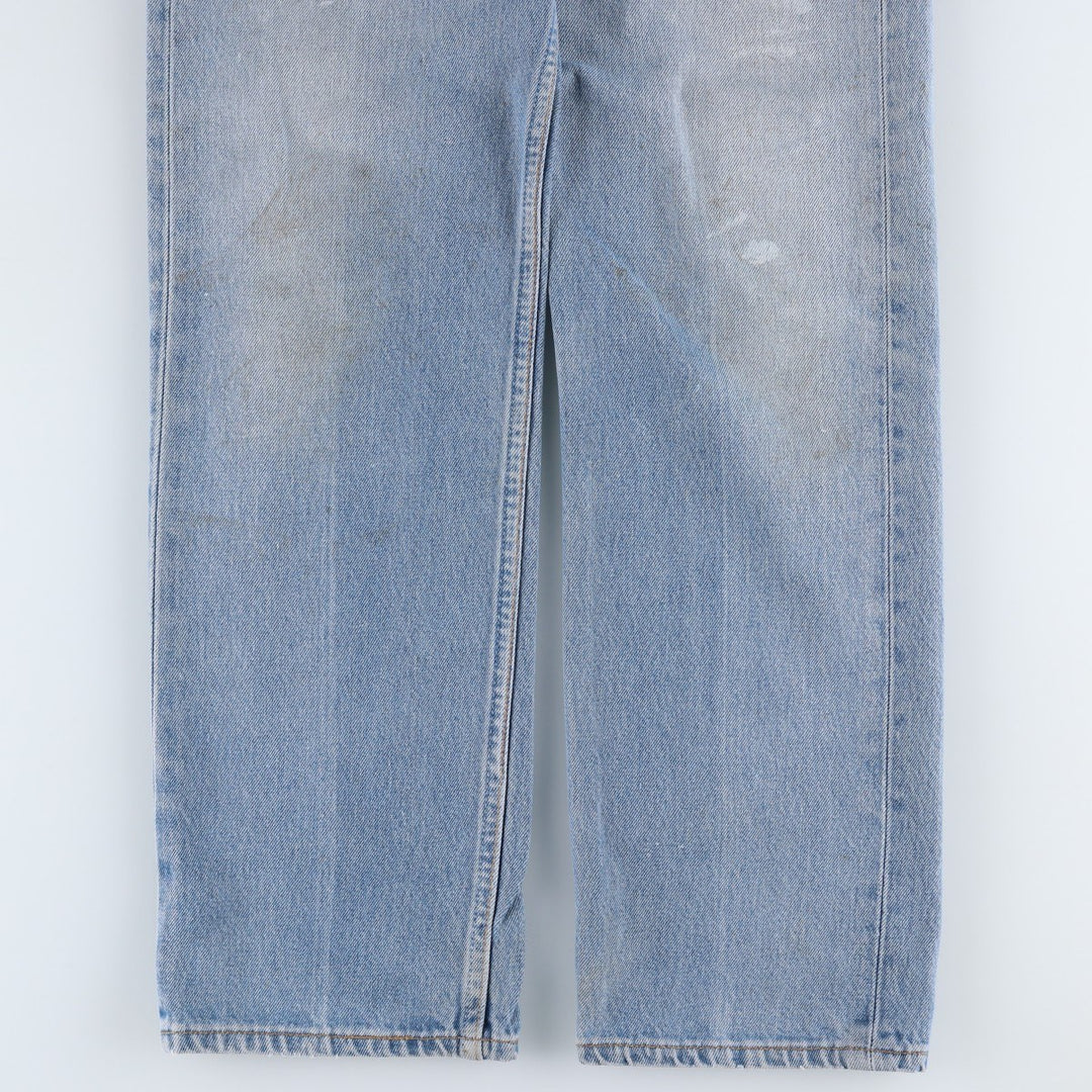 1990'S Levi's 501-0118 Straight Denim Pants, Made in USA, Men's Size W33 (approx.), Vintage cotton blue type Vintage Second Hand