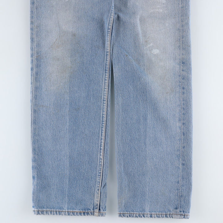 1990'S Levi's 501-0118 Straight Denim Pants, Made in USA, Men's Size W33 (approx.), Vintage cotton blue type Vintage Second Hand