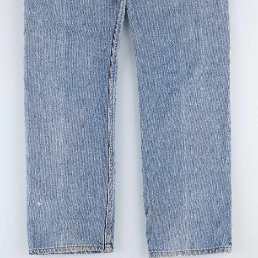 1990'S Levi's 501-0118 Straight Denim Pants, Made in USA, Men's Size W33 (approx.), Vintage cotton blue type Vintage Second Hand