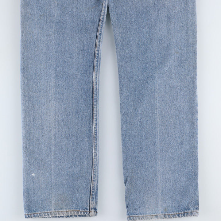 1990'S Levi's 501-0118 Straight Denim Pants, Made in USA, Men's Size W33 (approx.), Vintage cotton blue type Vintage Second Hand