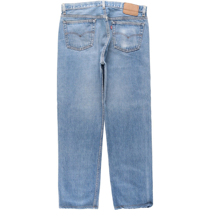 90'S Levi's 501-0115 Straight Denim Pants Made in USA Men's W35 Vintage cotton blue type Vintage Second Hand
