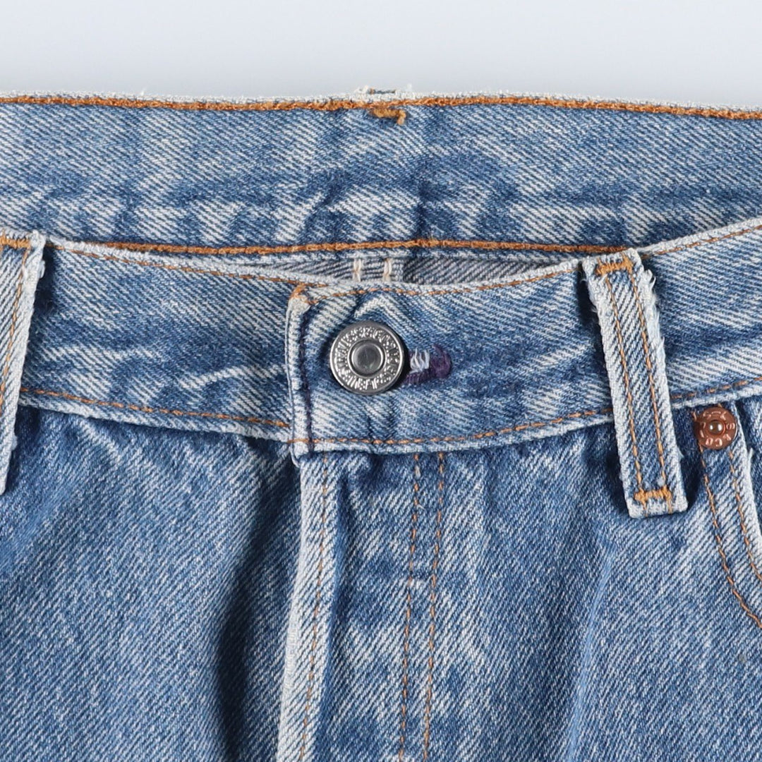 90'S Levi's 501-0115 Straight Denim Pants Made in USA Men's W35 Vintage cotton blue type Vintage Second Hand