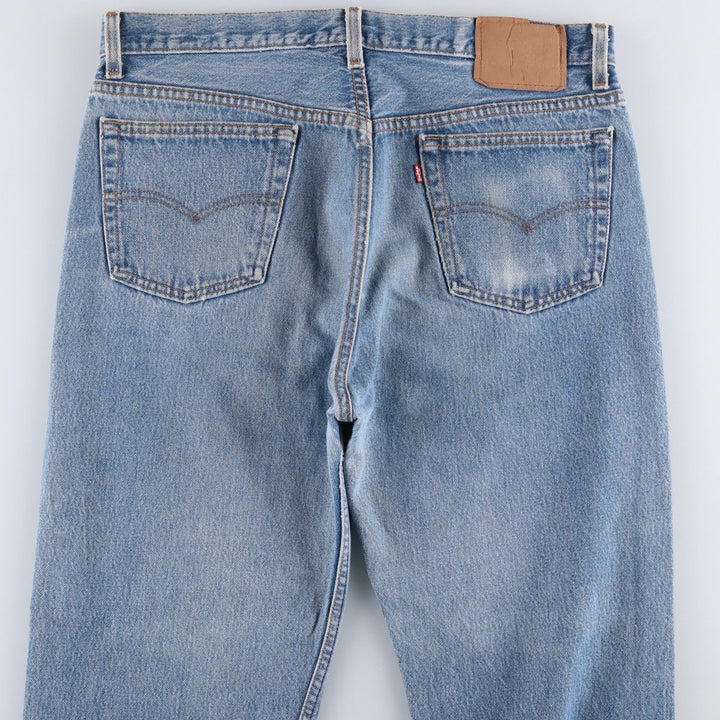 90'S Levi's 501-0115 Straight Denim Pants Made in USA Men's W35 Vintage cotton blue type Vintage Second Hand