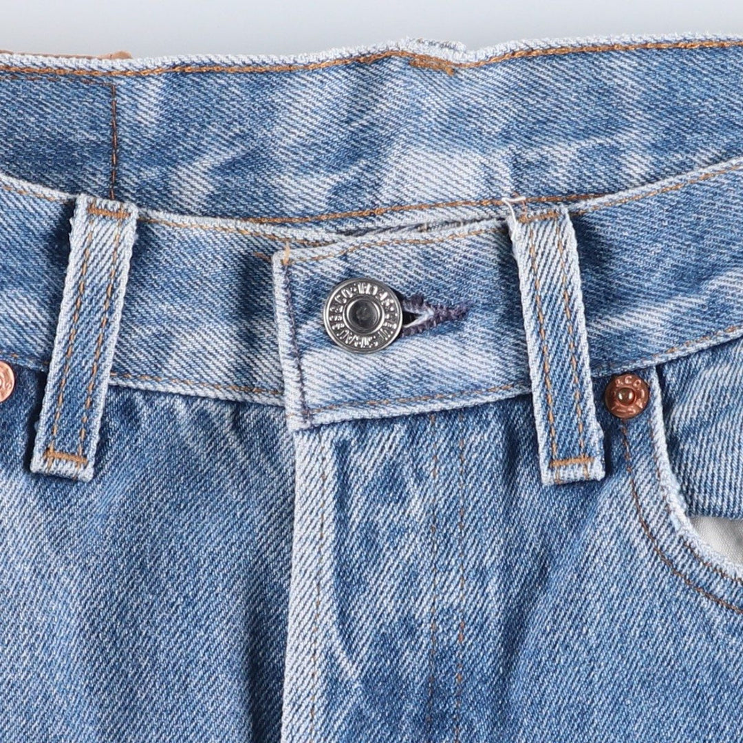 1990'S Levi's 501-5900 Straight Denim Pants, Made in USA, Men's Size W31 (approx.), Vintage cotton blue type Vintage Second Hand