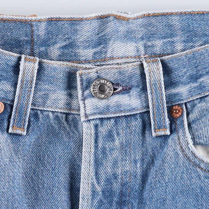 1990'S Levi's 501-5900 Straight Denim Pants, Made in USA, Men's Size W31 (approx.), Vintage cotton blue type Vintage Second Hand