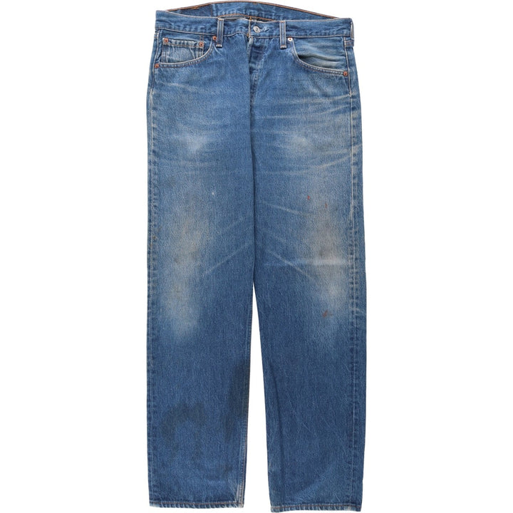 90'S Levi's 501-0000 Straight Denim Pants Made in USA Men's W34 Vintage cotton blue type Vintage Second Hand