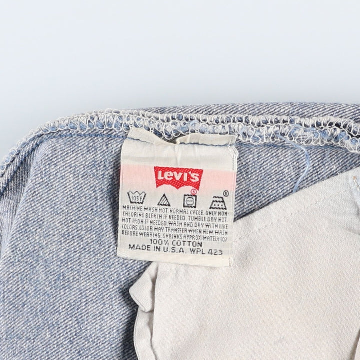 90'S Levi's 501-0000 Straight Denim Pants Made in USA Men's W34 Vintage cotton blue type Vintage Second Hand