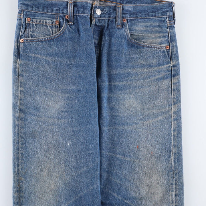 90'S Levi's 501-0000 Straight Denim Pants Made in USA Men's W34 Vintage cotton blue type Vintage Second Hand