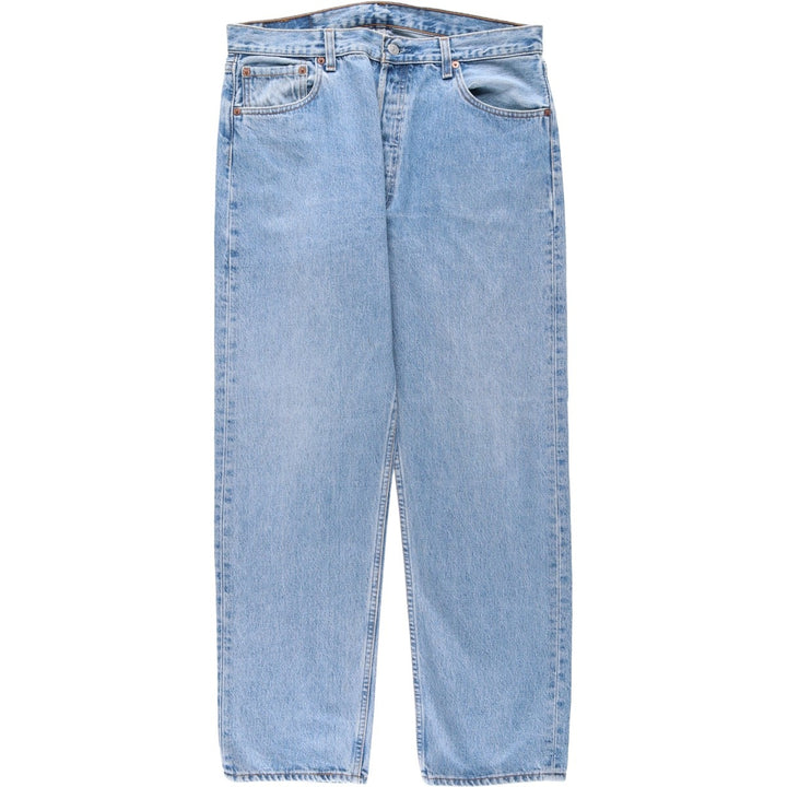 90'S Levi's 501-0193 Straight Denim Pants, Made in USA, Men's, Size 35, Vintage cotton blue type Vintage Second Hand