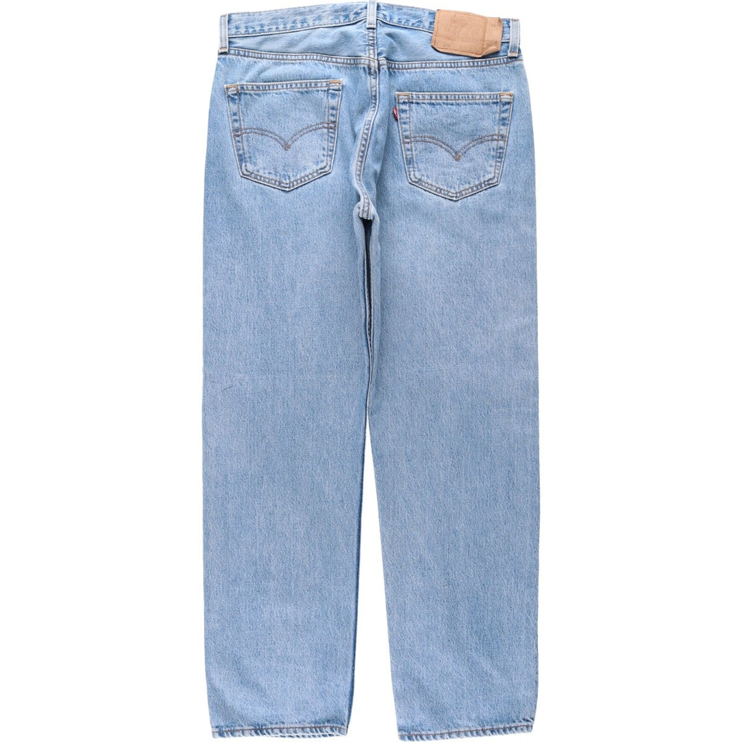 90'S Levi's 501-0193 Straight Denim Pants, Made in USA, Men's, Size 35, Vintage cotton blue type Vintage Second Hand