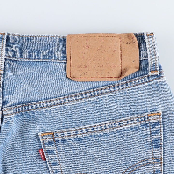 90'S Levi's 501-0193 Straight Denim Pants, Made in USA, Men's, Size 35, Vintage cotton blue type Vintage Second Hand