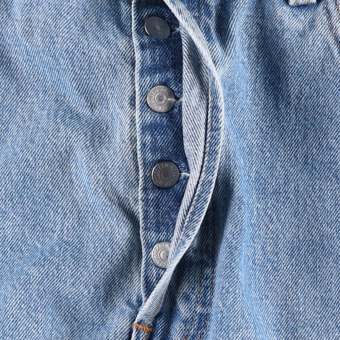 90'S Levi's 501-0193 Straight Denim Pants, Made in USA, Men's, Size 35, Vintage cotton blue type Vintage Second Hand