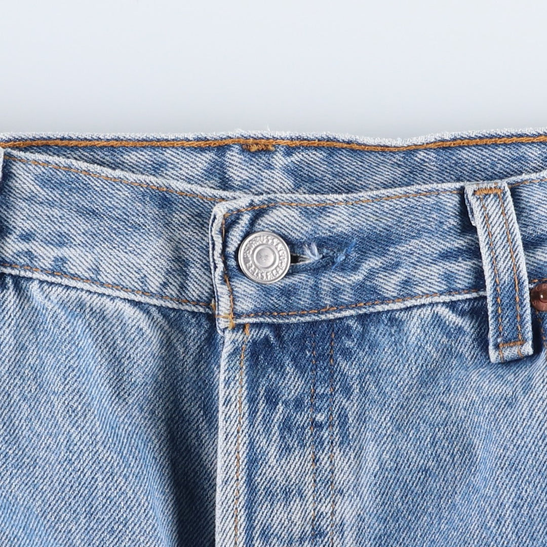 90'S Levi's 501-0193 Straight Denim Pants, Made in USA, Men's, Size 35, Vintage cotton blue type Vintage Second Hand