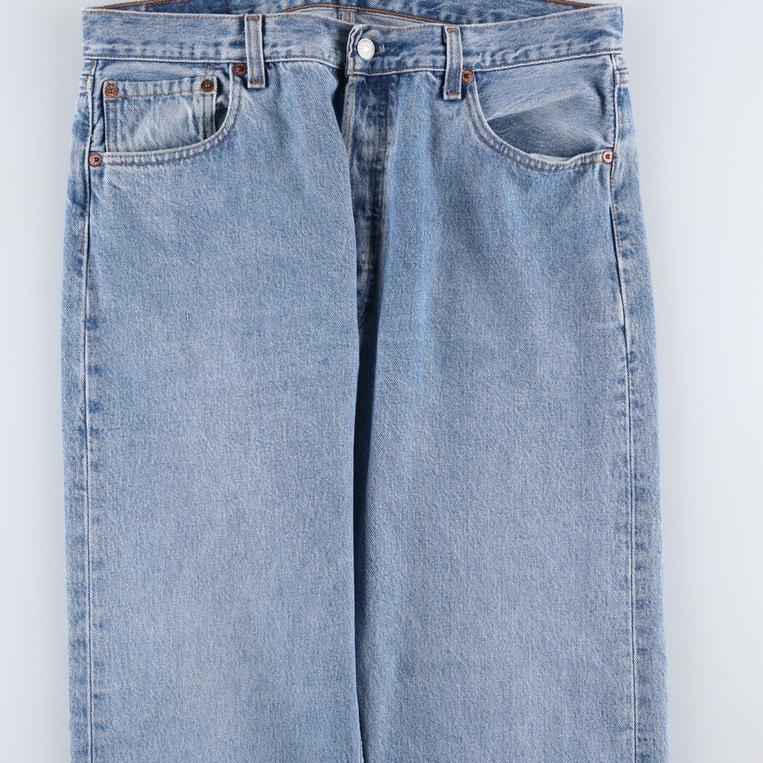 90'S Levi's 501-0193 Straight Denim Pants, Made in USA, Men's, Size 35, Vintage cotton blue type Vintage Second Hand