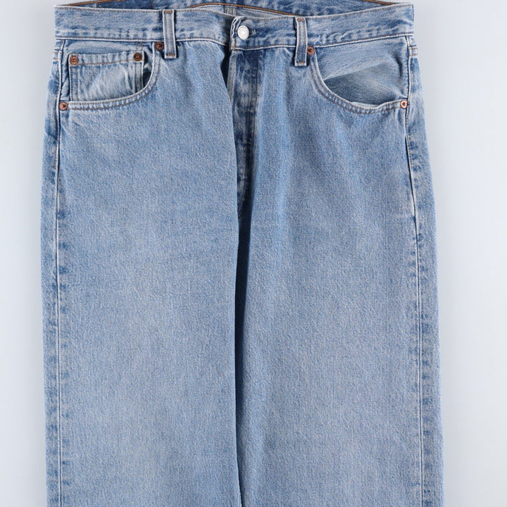 90'S Levi's 501-0193 Straight Denim Pants, Made in USA, Men's, Size 35, Vintage cotton blue type Vintage Second Hand