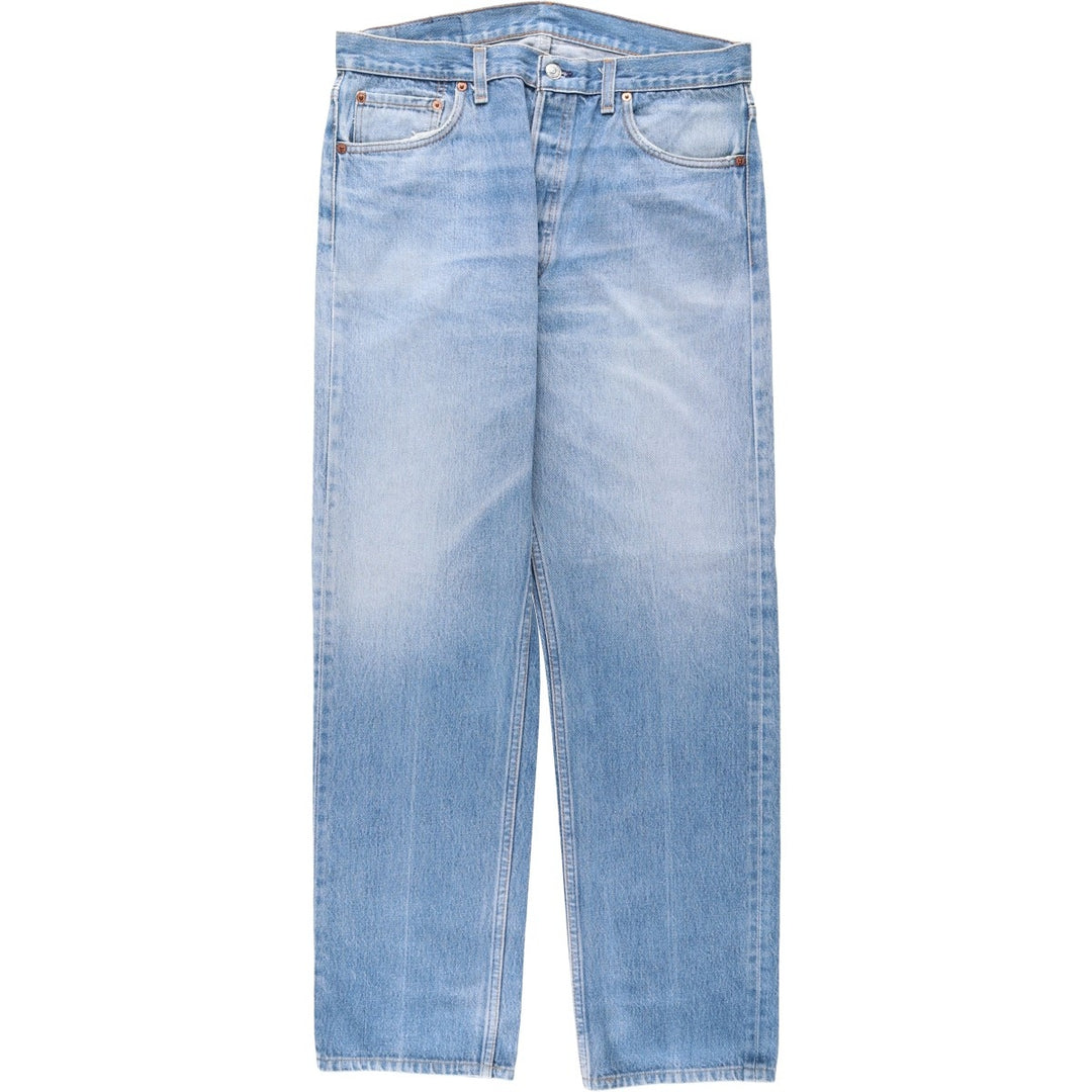 Levi's 501 straight denim pants for men, size W34 unclear blue type Vintage Second Hand