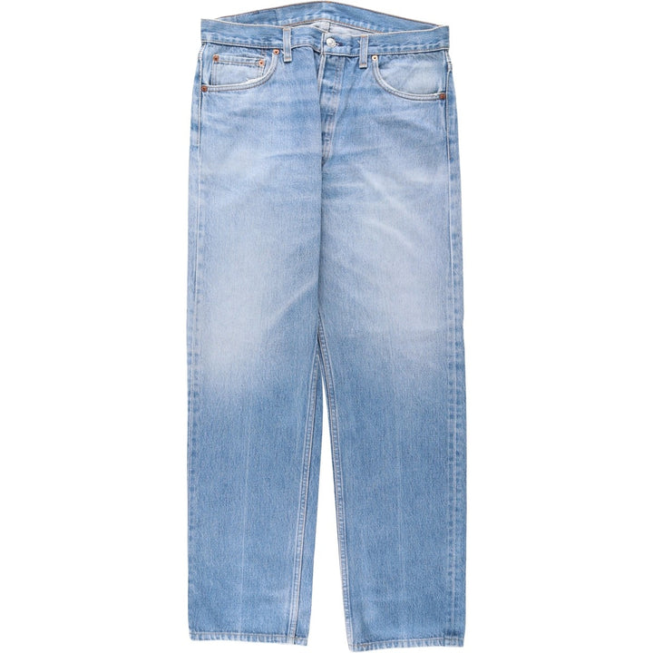 Levi's 501 straight denim pants for men, size W34 unclear blue type Vintage Second Hand