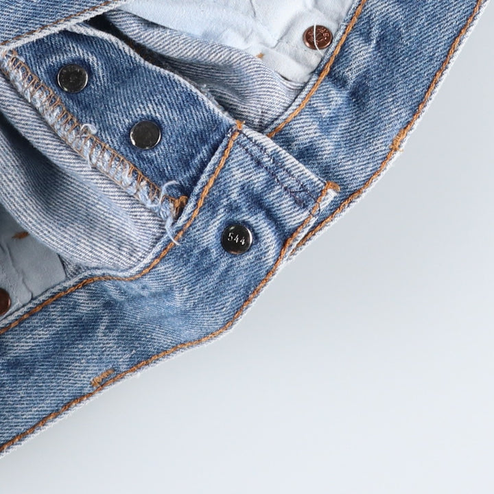 Levi's 501 straight denim pants for men, size W34 unclear blue type Vintage Second Hand