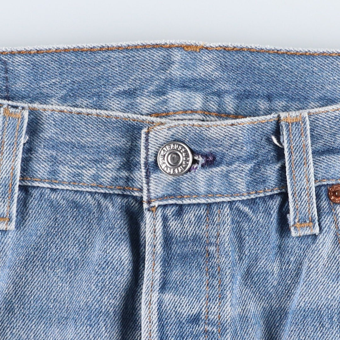 Levi's 501 straight denim pants for men, size W34 unclear blue type Vintage Second Hand