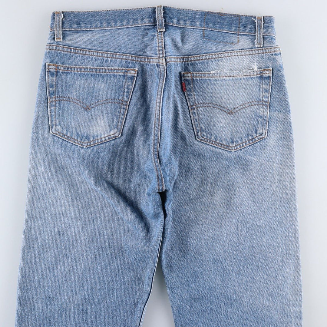 Levi's 501 straight denim pants for men, size W34 unclear blue type Vintage Second Hand
