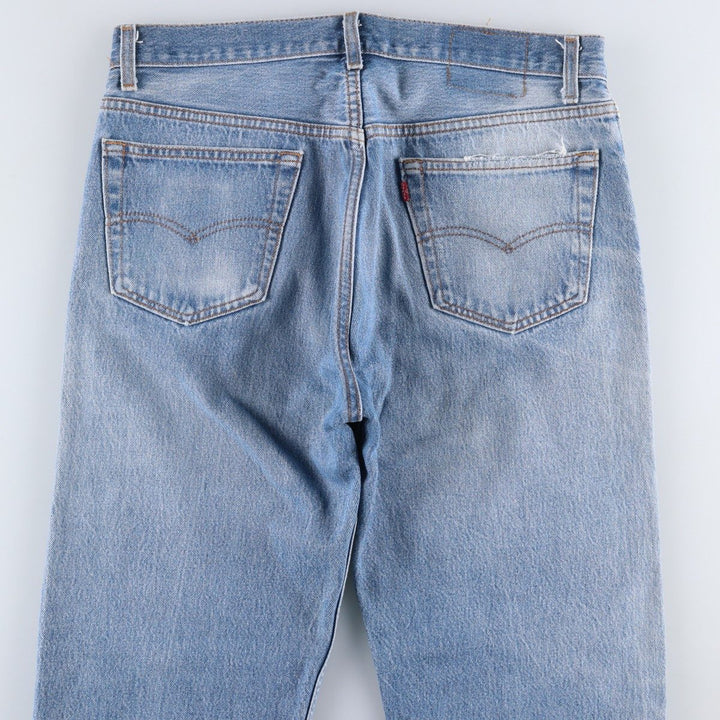 Levi's 501 straight denim pants for men, size W34 unclear blue type Vintage Second Hand