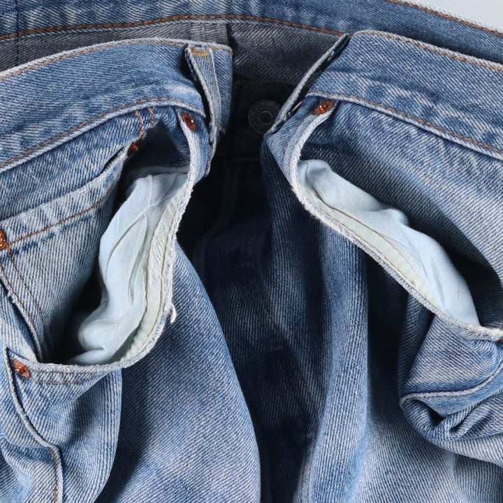 Levi's 501 straight denim pants for men, size W34 unclear blue type Vintage Second Hand