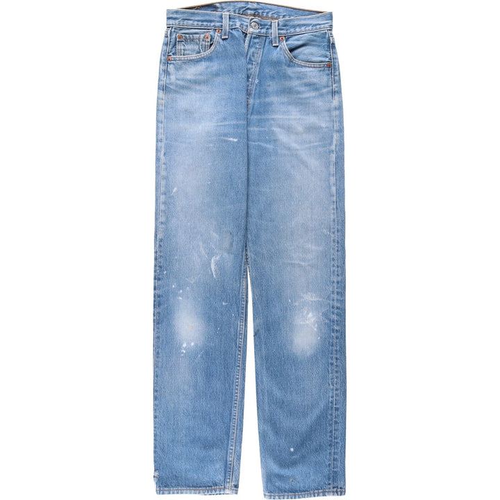 90'S Levi's 501-0000 Straight Denim Pants Made in USA Men's W30 Vintage cotton blue type Vintage Second Hand